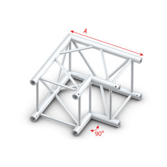 Milos Pro-40 Square F Truss - Corner - Heavy Duty