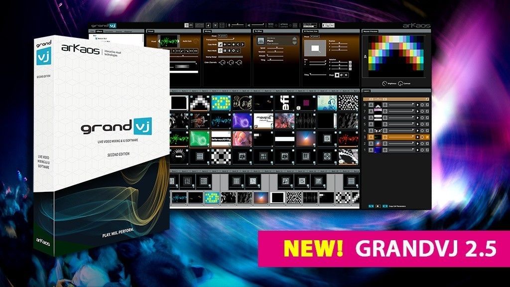 ArKaos GrandVJ – Logiciel VJ Professionnel, Montage Vidéo